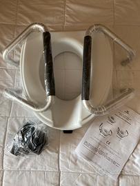 Alzawater raised toilet seat