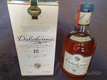 Dalwhinnie Single Highland Malt scotch whisky 15 y