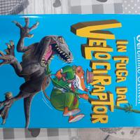 Libro di Geronimo Stilton In fuga dal velociraptor