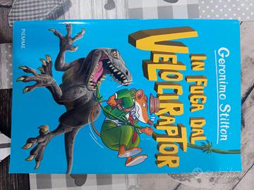 Libro di Geronimo Stilton In fuga dal velociraptor