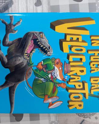 Libro di Geronimo Stilton In fuga dal velociraptor