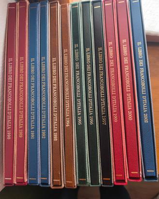 Il Libro dei Francobolli d'Italia 12 volumi