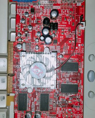 scheda video retro ATI Radeon r96d 