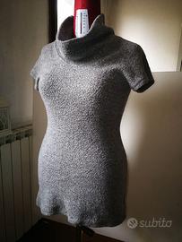 Abito aderente misto lana