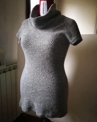 Abito aderente misto lana