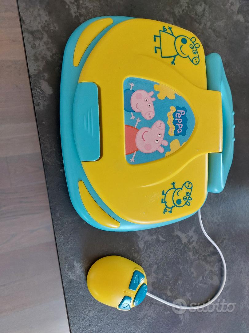 Peppa Pig giocattolo ridere e imparare computer portatile bambini computer  elettronico interattivo