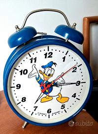 Rara Sveglia Paperino Disney Avronel 30cm - Anni70