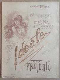 Partiture musicali d'epoca Edizioni Ricordi 