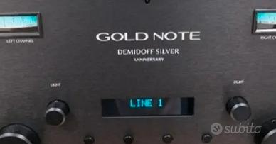 Gold note demidoff silver integrato top
