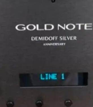 Gold note demidoff silver integrato top