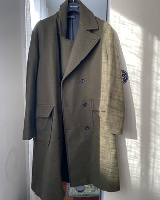 Cappotto uomo Zara verde – taglia L – come nuovo