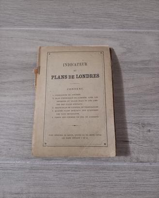 Cartine di Londra del 1899 vintage