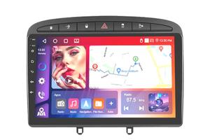 RADIO GPS 9'' ANDROID 13 PEUGEOT 308 / 408 07-15 4