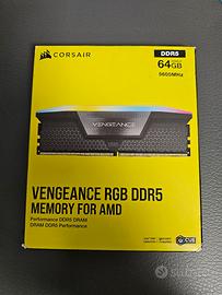 Corsair Vengeance RGB 64 Gb (2x32) NUOVE
