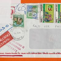 Italia 1967 fb falsi su busta Giro D'Italia