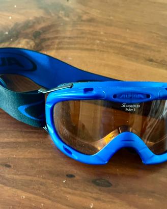 Maschera da sci bambino/a alpina