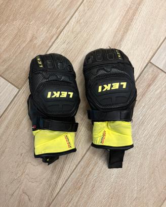 Guanti a moffola sci race bambino