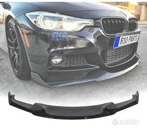 SPOILER LIP BMW F30 F31 LOOK M NERO LUCIDO