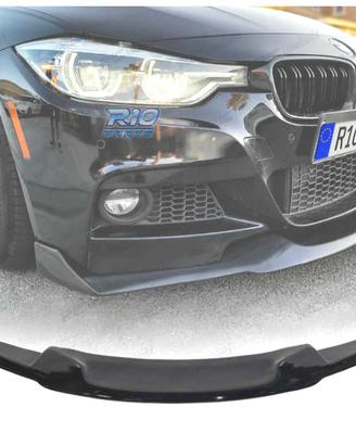 SPOILER LIP BMW F30 F31 LOOK M NERO LUCIDO