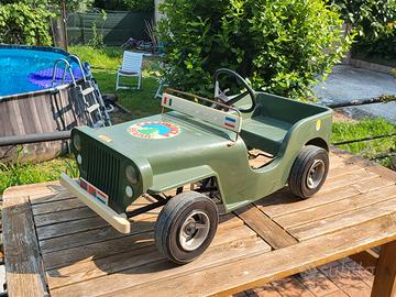 JEEP A PEDALI BIEMME anni '60 condizioni perfette.