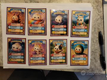 8 Cards squishy dumpling 