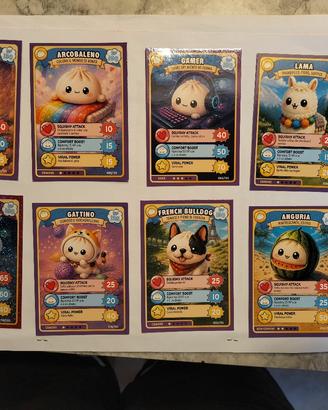 8 Cards squishy dumpling 