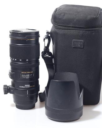 OBIETTIVO SIGMA 70-200 F/2.8 APO OS DG HSM. CANON.