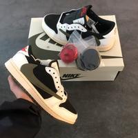 Travis ScottxJordan Air Jordan 1Low"Medium Olive41