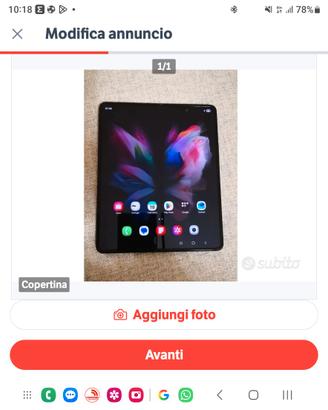 SAMSUNG GALAXY Z FOLD 3