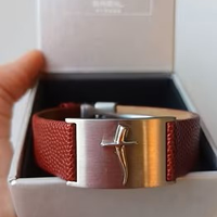 Bracciale pelle e acciaio Breil
