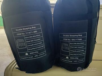 2 SACCHI A PELO ESTIVI E 2 INVERNALI NUOVISSIMI