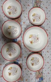 spaghettiera vintage 7 pezzi