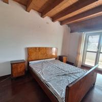 Letto e 2 comodini Art deco