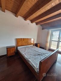 Letto e 2 comodini Art deco