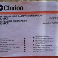 CLARION E950 - Manuale d'uso / Owner's guide