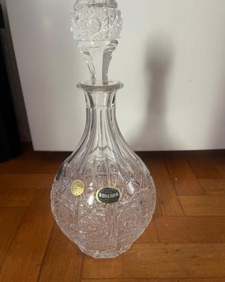 Caraffa in cristallo di Boemia
