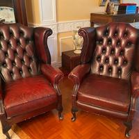 Poltrone in pelle stile inglese