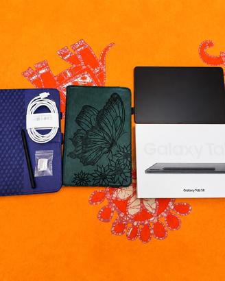 Samsung Galaxy Tab S8 256gb/8GB ram + Accessori