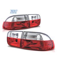 FANALI HONDA CIVIC 91-95 ROSSO CROMATO