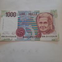1000 lire Montessori 