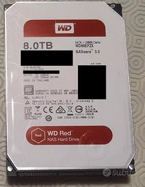 Hard Disk Drive 3.5" NAS Western Digital Red 8TB
