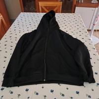 Felpa balaclava hoodie unisex nero 2XL