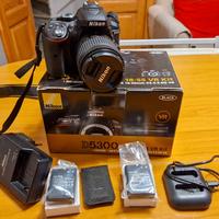 Nikon D5300 Kit +Nikkor + 18-55mm VR 4000 scatti