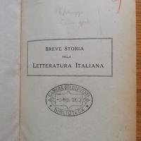 Storia Letteratura Italiana – Edizione del 1923