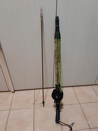 Mares Cyrano 70 cm con mulinello e asta doppia pun
