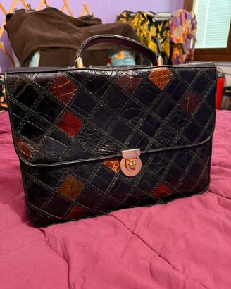 Borsa in pelle di coccodrillo