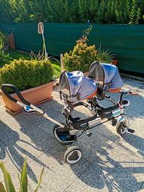 Passeggino Triciclo gemellare Tricygó