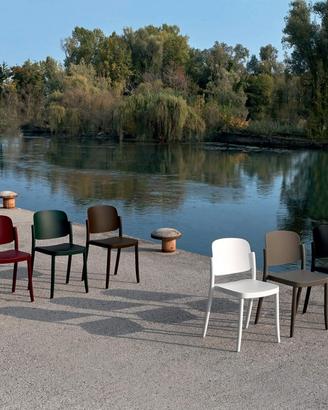 Sedia e poltrona polipropilene mod. Piazza Colos