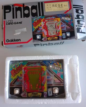 Videogioco vintage Pinball Gakken 
