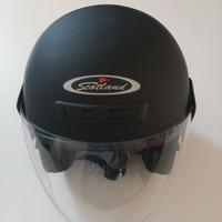 Casco Scotland moto/scooter nero opaco misura L